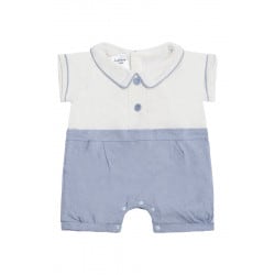 Blue Polo Romper